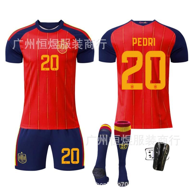 A26 Spain's No. 20 Pedri 10 Olmo 16 Rodri 17 Williams Football
