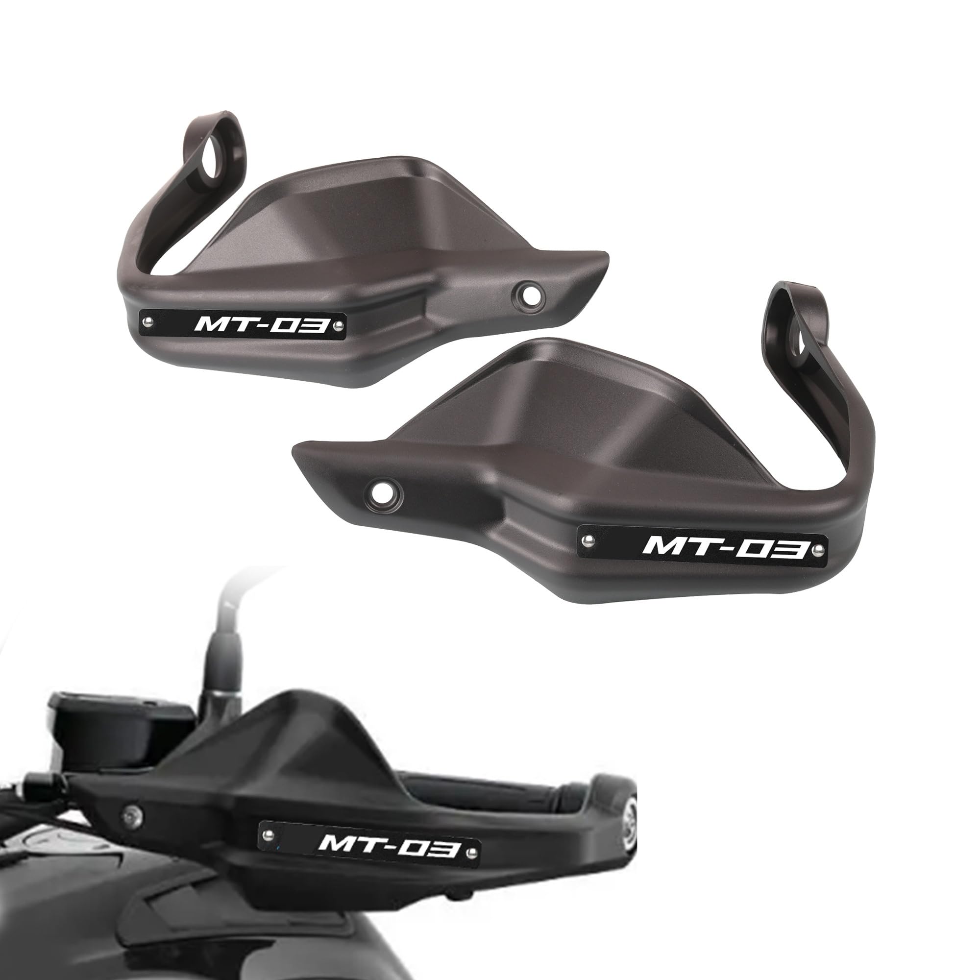 

Dedicated Hand Guard Motorcycle MT 03 25 Hand Guard Handlebar One size чёрный