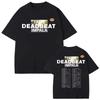 Tame Impala Tour 2026 Merch T-shirt Unisex Unisex Moda Rock Manica Corta T-shirt Unisex Unisex Estate Casual Ampia T-shirt Unisex