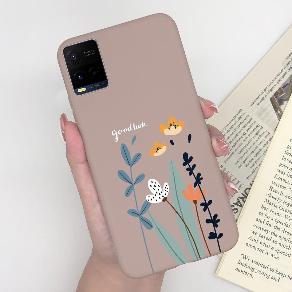 For Vivo Y33 Y33S Y21 Y21S Case Luxurious Silicone Soft TPU Matte Phone Back Cover For Vivo Y 33 Y33 S Y 21 S 21S Fundas Bumper