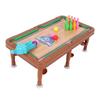 6 in 1 Combo Spieltisch-Set Eltern-Kind Interaktiv Fußball Basketball Billard Hockey Bowling
