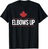 Elbows Up Canada True North Strong and Free Proud Canadian T-Shirt