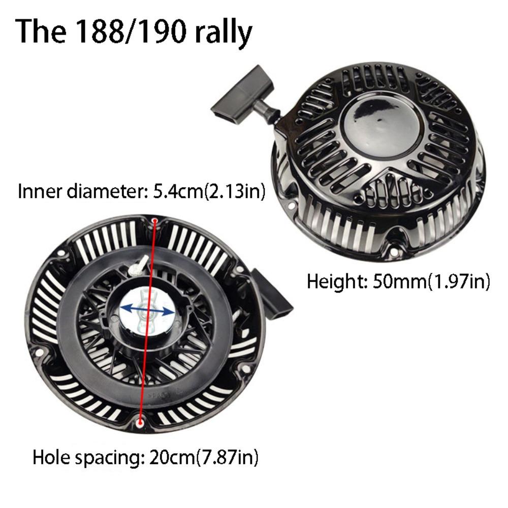 Horizontal Shaft Replacement Recoil Starter Recoil Starter Assembly  Lawn Care Products