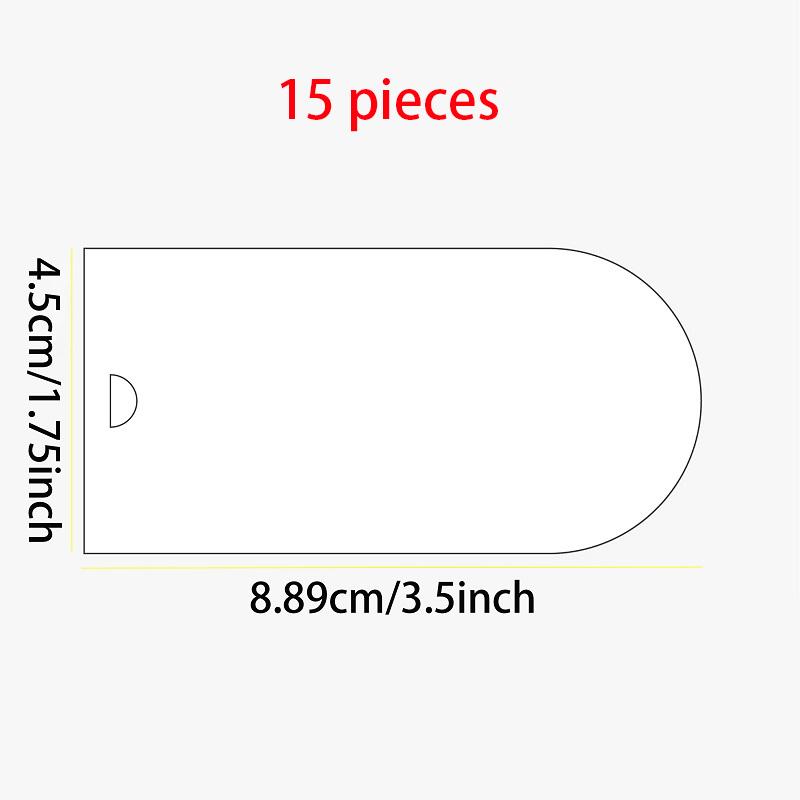 Blank Frosted/Clear Arch Acrylic Place Card Luggage Tag Guest Name Sign Gift Tag for Wedding Party Banquet Home Hanging Decor frosted 2mm