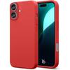 Silicone Case - iPhone 16 - Ultra Slim - Shockproof - Anti-Scratch - Red