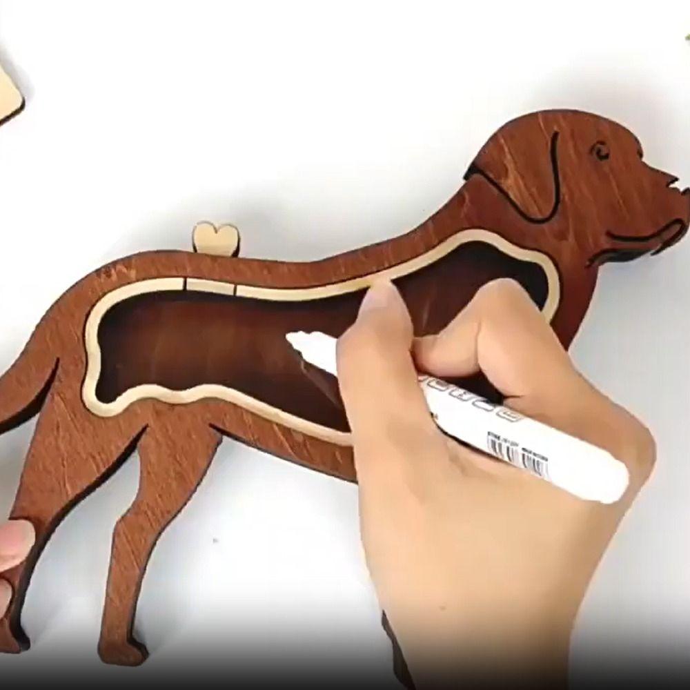 Solid Wood Animal Hair Storage Box Dustproof Hair Sealed Container Pet Ashes Box Pet Loss Memorial