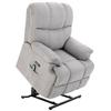 Armchair with Lift-Assist Function, Massage Chair, Recliner with USB Port, TV Chair with Remote Control, Side Pocket
