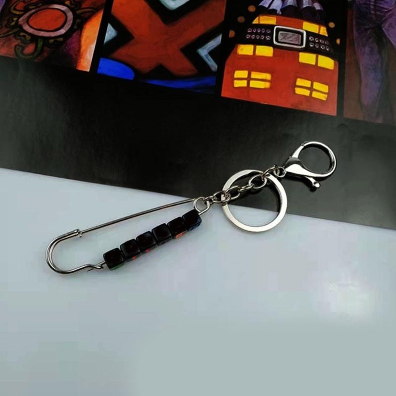 Unique Keychain Acrylic Keychain Fashionable Key Holder for Key Bag Decoration