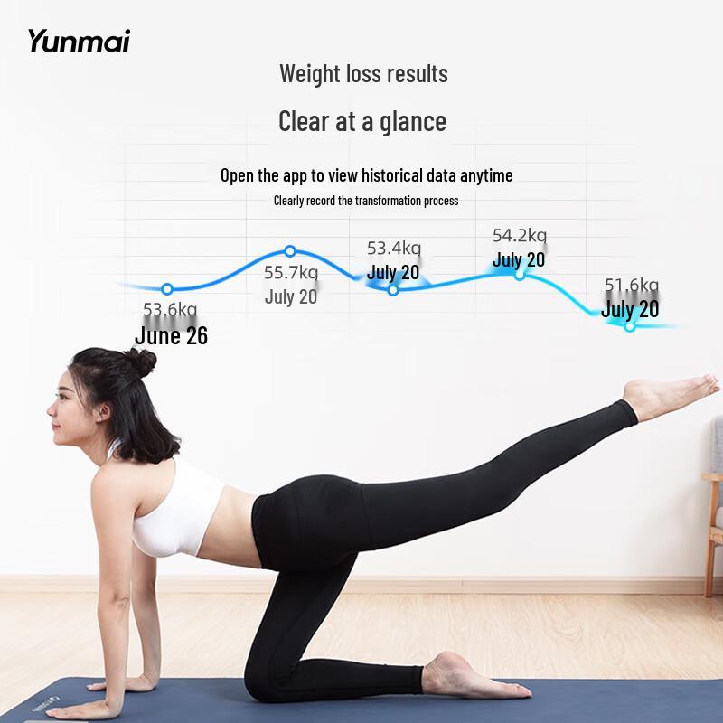 Yunmai Smarte Körperfett- und Personenwaage (CN-Version)