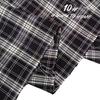 Spring/Summer Plaid Women's Skirt Pants & Shirt - Trendy Woven Fabric for Children's Wear