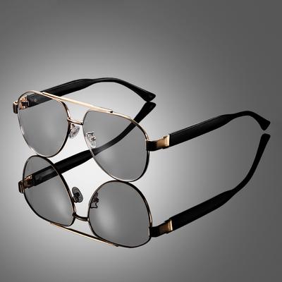 Ochelari de Soare Retro Pilot Metalic cu Lentile Gradiente Bărbați Supradimensionați Decor Chic Conducere Ochelari de Soare Nou Design Trendy de Marcă Ochelari de Soare pentru Femei