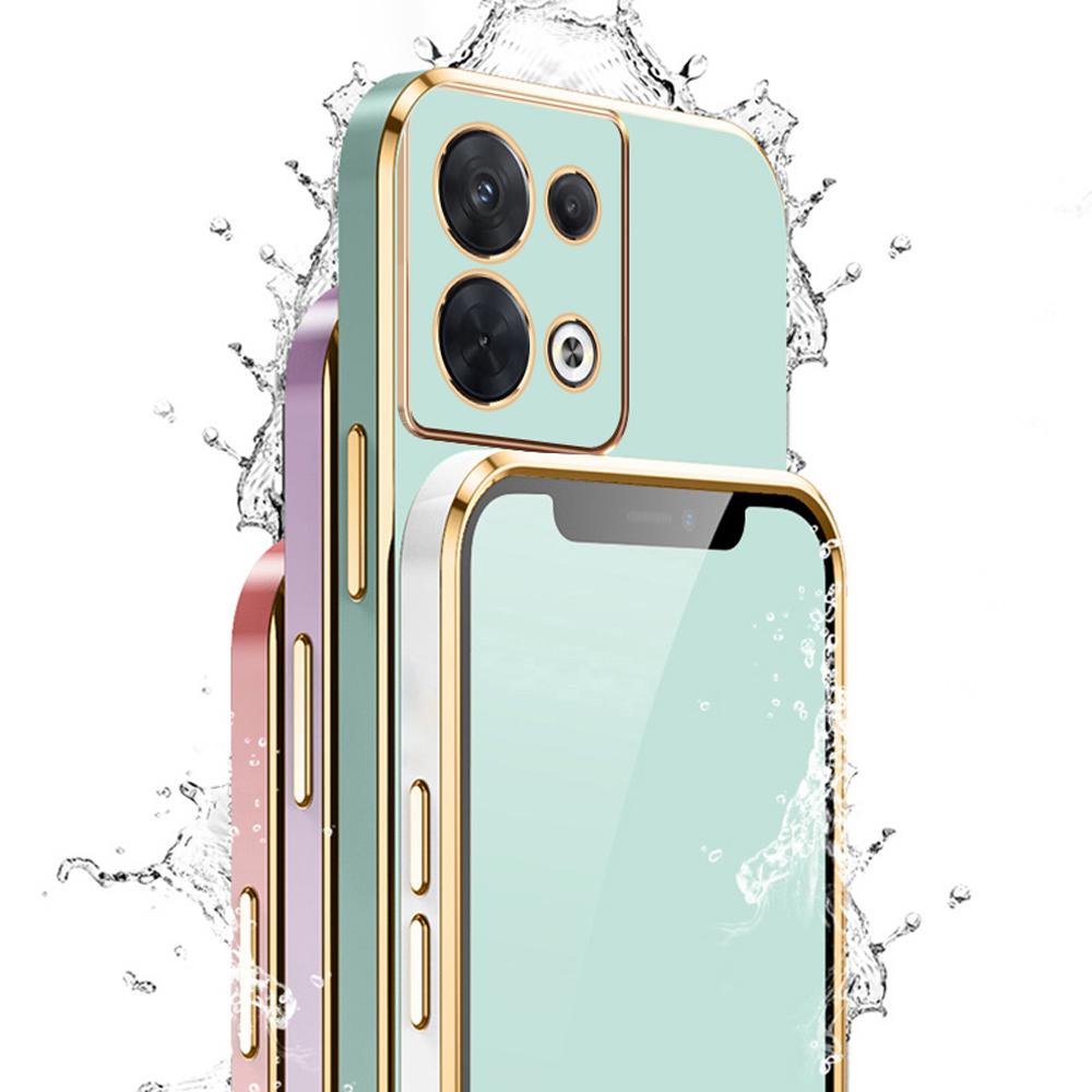 For Vivo V25e Case Vivo V25 Cover Vivo X80 Lite Vivo Y35 Case Luxury Square Plating Phone Case V2201 V2202 Shockproof Back Cover