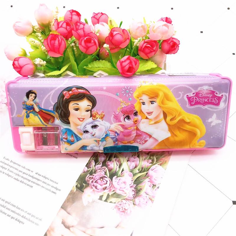 Disney Stitch Pencil Case, Large-capacity Creative Pencil Case, PVC Material, Fashionable Anime Style