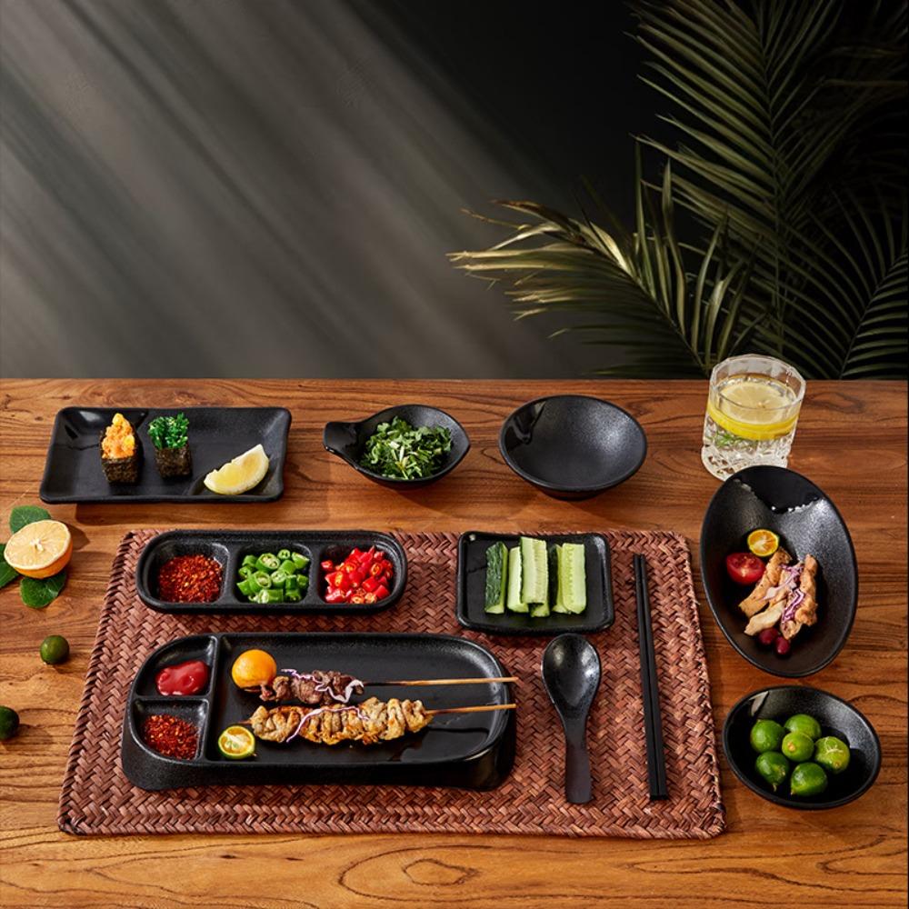 Exquisite Seasoning Dish Thickened Serving Tray Durable Soy Sauce Plate  Hotel