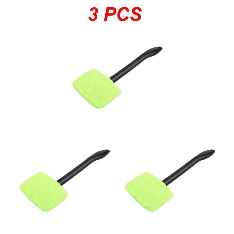 2~5 STÜCKE Windschutzscheibenreiniger Mehrzweck Mikrofasertuch Autozubehör Grün Windschutzscheibe Einfacher Reiniger Werkzeug Wischtuch