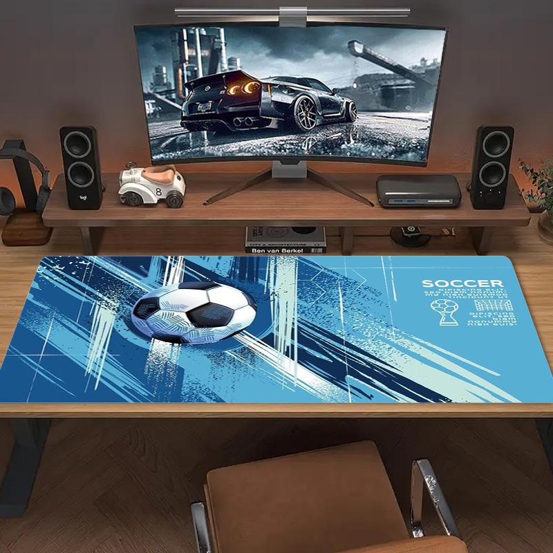 Soccer Color Mouse Pad Large Gaming Table Cushion Non-slip Laptop Tablet Big Mousepad XXL Mat Mini PC Playmat With Lock Edge