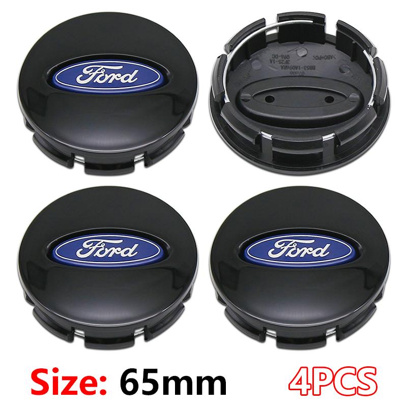 

4Pcs/Set 65mm Car Wheel Center Hub Caps ABS Vehicle Tyre Tire Rim Cover Protector Decorations For Ford Transit Fiesta Focus Kuga
