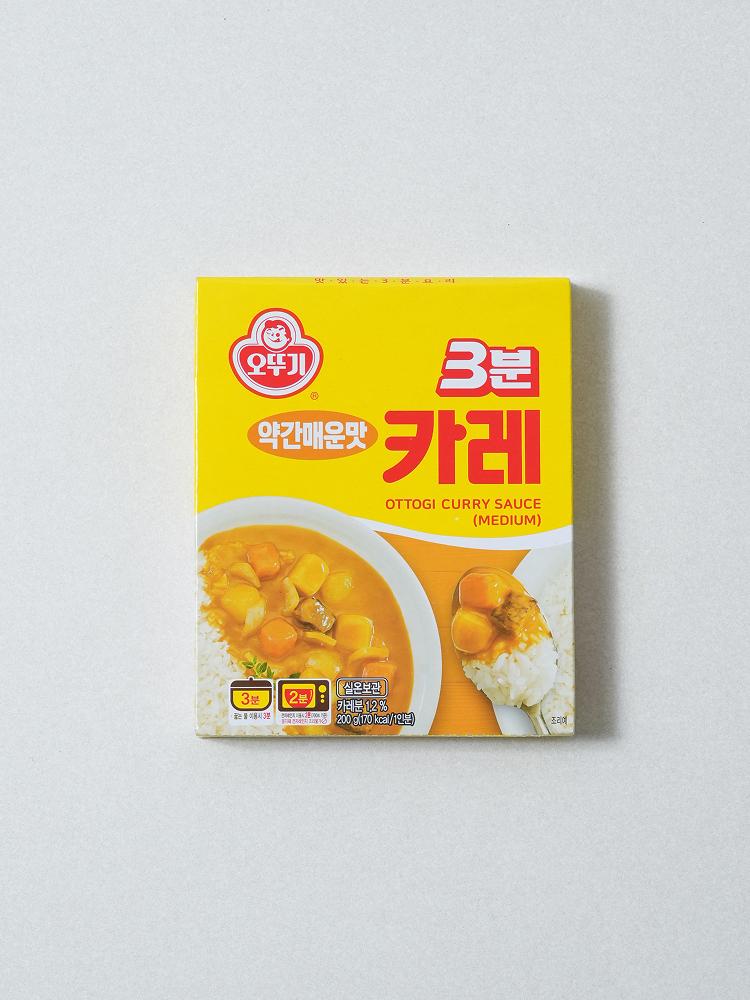 Ottogi 3-Minute Mild Spicy Curry Retort Pouch 200g 1ea