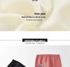 High-Waisted Plus Size Lambswool Thermal Pants with Knee Pads