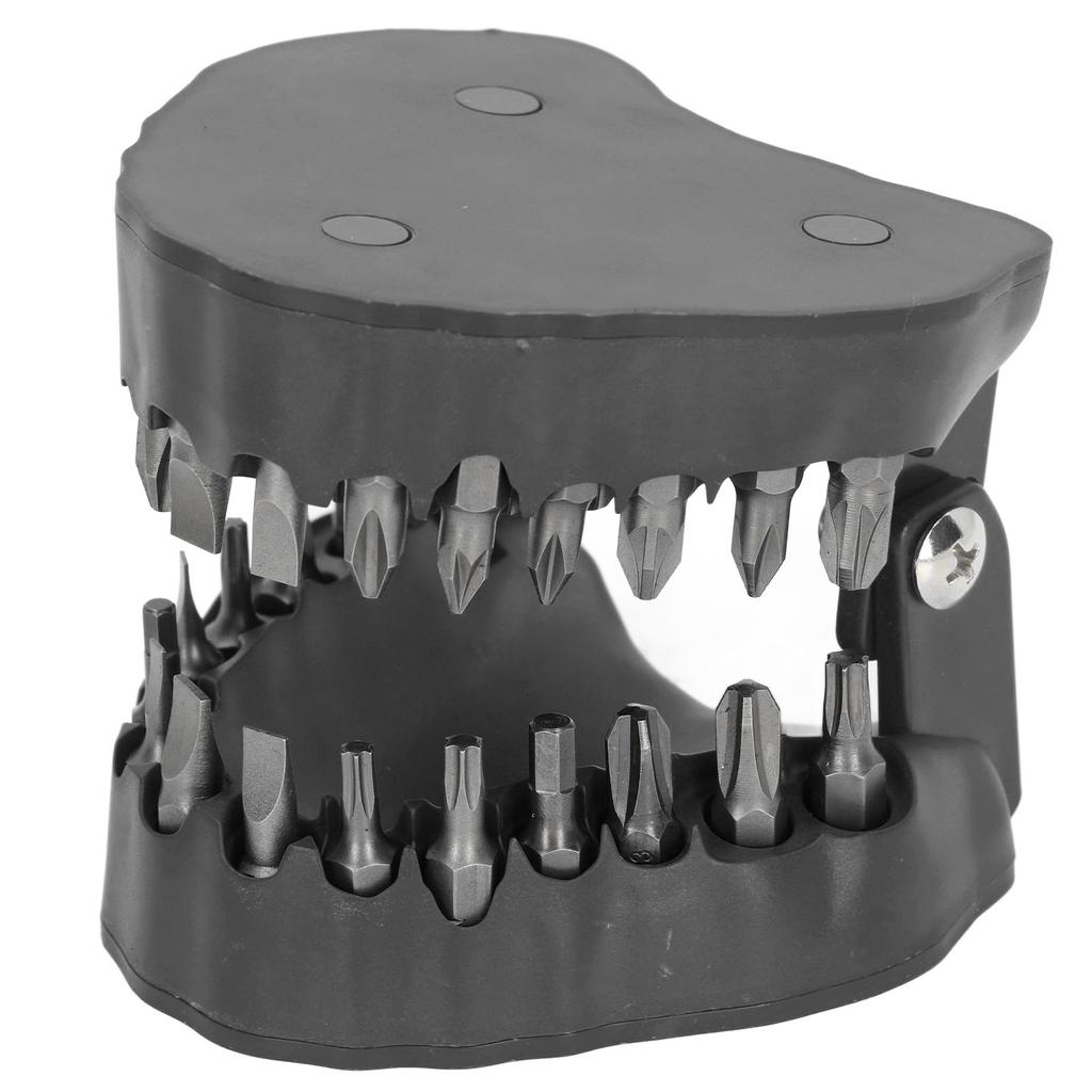 Portapunte magnetico per fresa per dentiera Acciaio inossidabile Portapunte con 28 punte Strumento per la casa