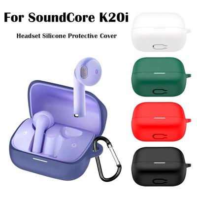 Dustproof Silicone Charging Box Sleeve For Anker Soundcore K20i Silicone Earphone Case Protective Cover For Anker Soundcore K20i