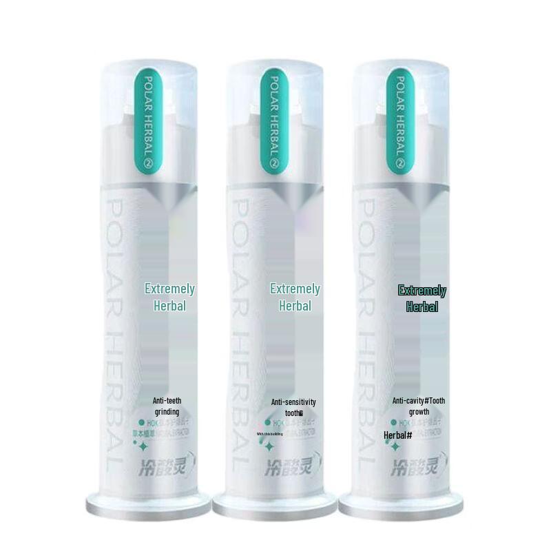 Leng Suan Ling Ji Ben Cao Anti-Sensitive Pump Toothpaste 3-Pack