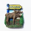 Sweden Travelling Fridge Magnets Creative Tourist Souvenirs Fridge Stickers Home Decoration Children Toys Magnetic Stickers
