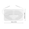 1Pc Lips Electrode Pad Non Woven Fabric Replacement Electrode Patch Accessory For Pulse Massager Electrode Pad For Massager