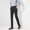 Fengxun Men's Business Casual Straight-Leg Pants