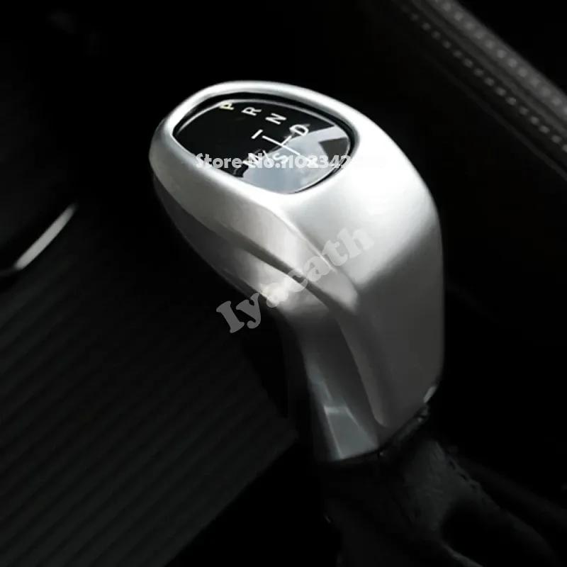 Fit for BMW X1 2 Series F48 F46 2015 2016 2017 2018  ABS carbonfiber Car Gear Head Shift Knob Protection Cover Trim  Accessories