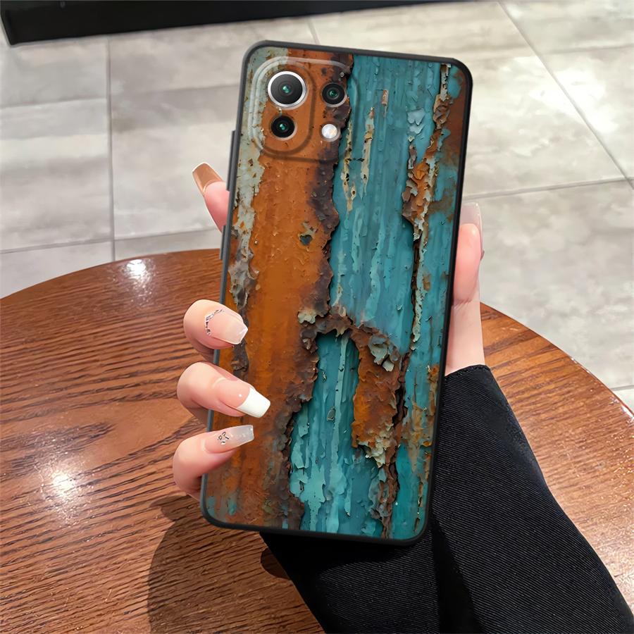 Retro Rust Phone Cover Case for Xiaomi Mi 9 11T 14 Pro 9T 10 11 13 Lite 10T CC9Pro 13