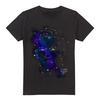 Star Trek Kirk Sternbilder T-Shirt S-2XL, Schwarz