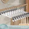 Stainless Steel Pants Hangers With Nonslip Clips For Home Storage And Laundry Organization