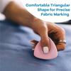 Auslöschbares Stoffschneiderkreide-Set | Mehrfarbiges Markierungswerkzeug für Schnittmuster, Bekleidungspatchwork DIY Nähzubehör in Box