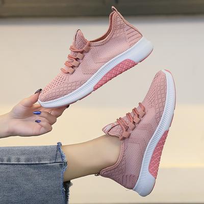 Spring Summer Women Shoes Lightweight Breathable Pink Casual Mesh Sneakers For Women Vulcanize Shoes Female