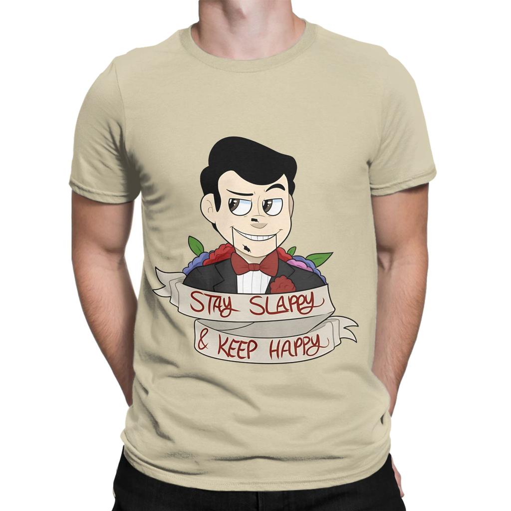 Stay Slappy Novelty 100 Cotton TShirt Goosebumps Tees Tops For Unisex