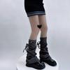 Y2k Striped Foot Covers Horn Drawstring Strap Boot Socks New Ankle Warmer  Autumn Winter