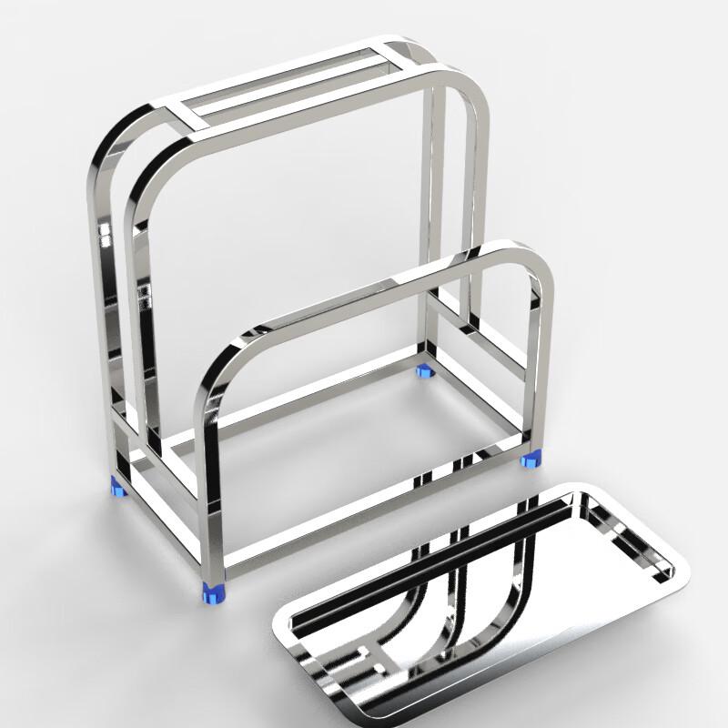 304 Stainless Steel Knife & Cutting Board Kitchen Rack