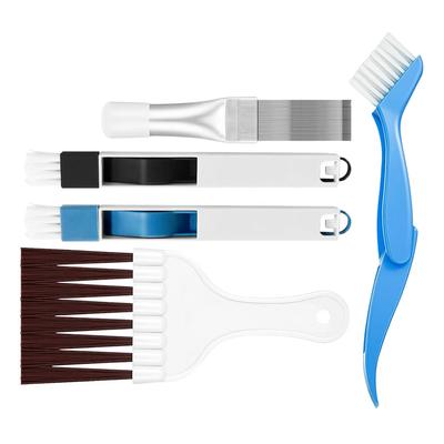User Friendly 5 Piece Brush Set for Effective For Cleaning of Air Conditioners and Refrigerators In Tight Spaces