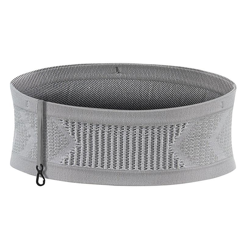 Sømløs usynlig løpende midjebelteveske Menn Kvinner Gym Sportsbag Utendørs Sport Fitness Fanny Pack Mobiltelefonveske med krok