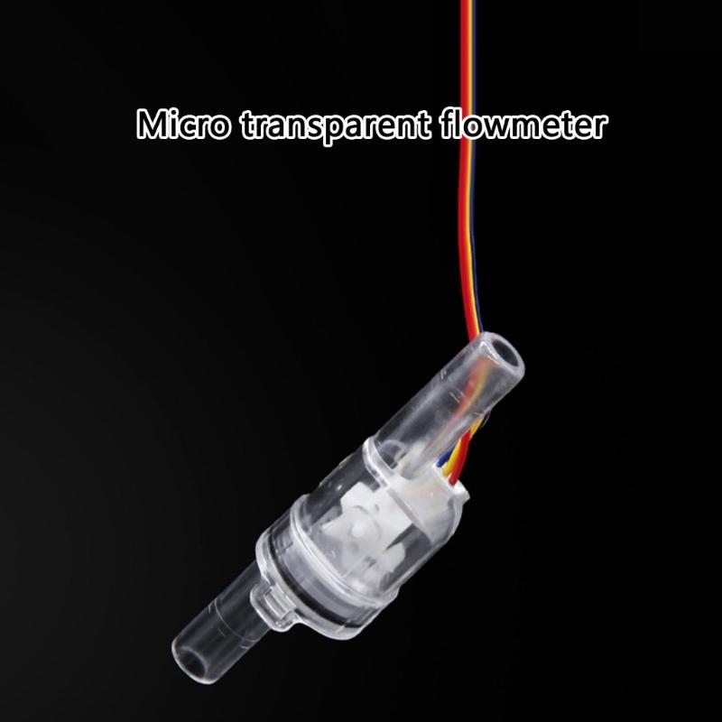 Small Celar Visual Hall Water Flows Meter High Sensitivity Hall Sensoring Upgrades for Precise Measurement In Small Space