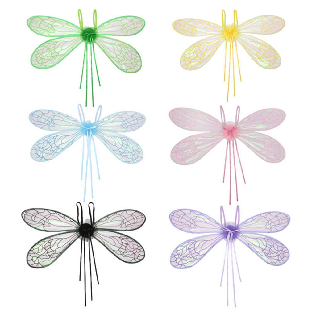 Dragonflies Wing Light Up Angel Wing LED Cicada Wing Halloween Costume Wing Dress Up Elves Wing