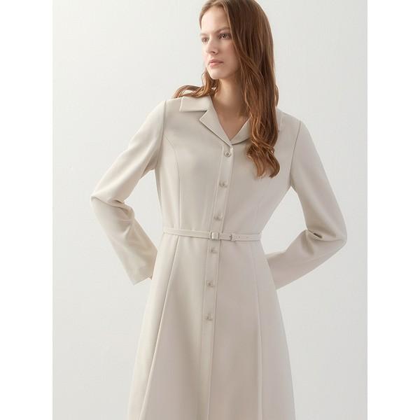  She S miSS  Open Collar Belted dreSS Swwopo12020