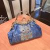 2025 New Fashion Single Shoulder Crossbody Bag Handbag Women's Fashion Denim Small Bag Women