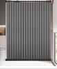 Premium Folding Waterproof Shower Curtain with Mildew Protection, Retractable Rod, No-Drill Installation for Bathroom and Toilet Partitions.