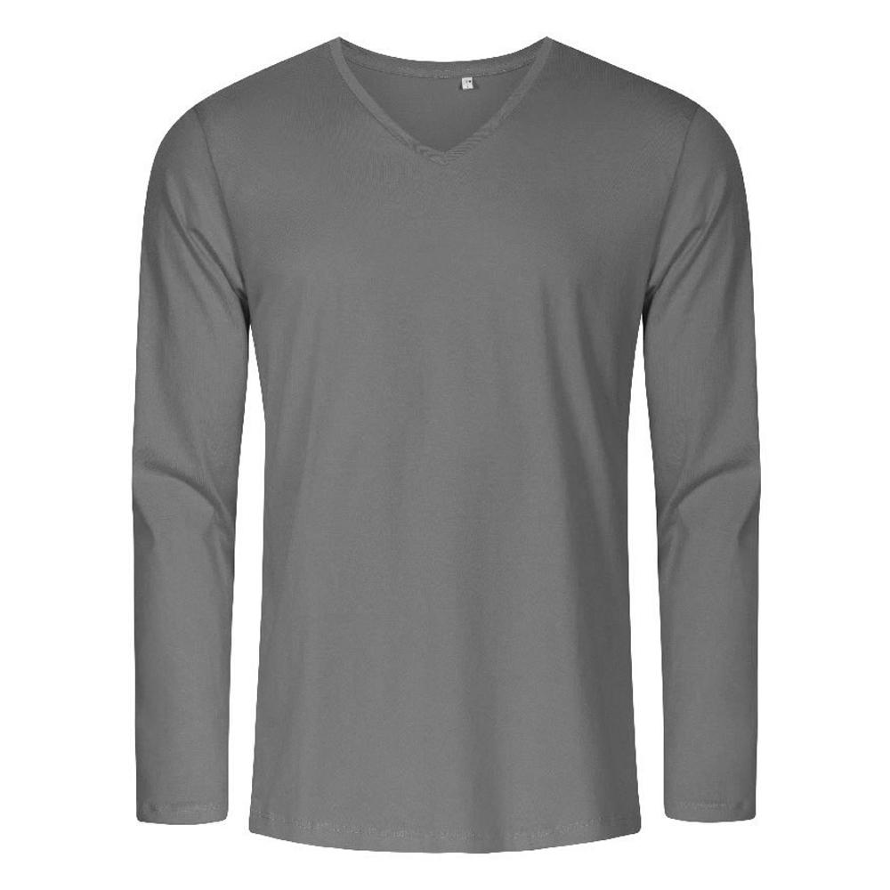X.O By Promodoro Mens V Neck Long-Sleeved T-Shirt