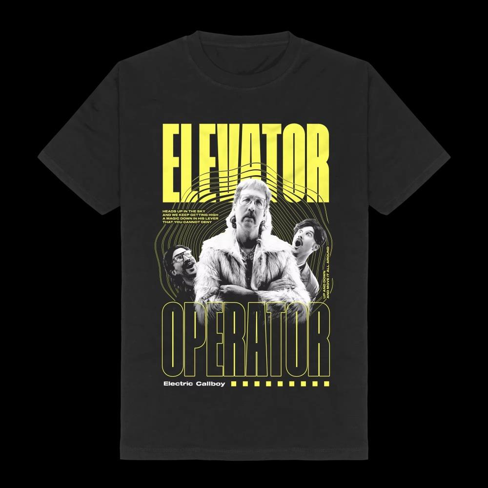 2025 Regular Shirt Electric Callboy Helmet Fashion Print Top T-shirt Summer New Light And Thin Men's Women's Tops Short Sleeves