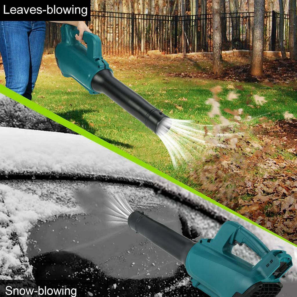 28000r/min 5 Speed Cordless Electric Leaf/Snow Air Blower Collector Garden Power Tools For 18V Battery (Not Included)
