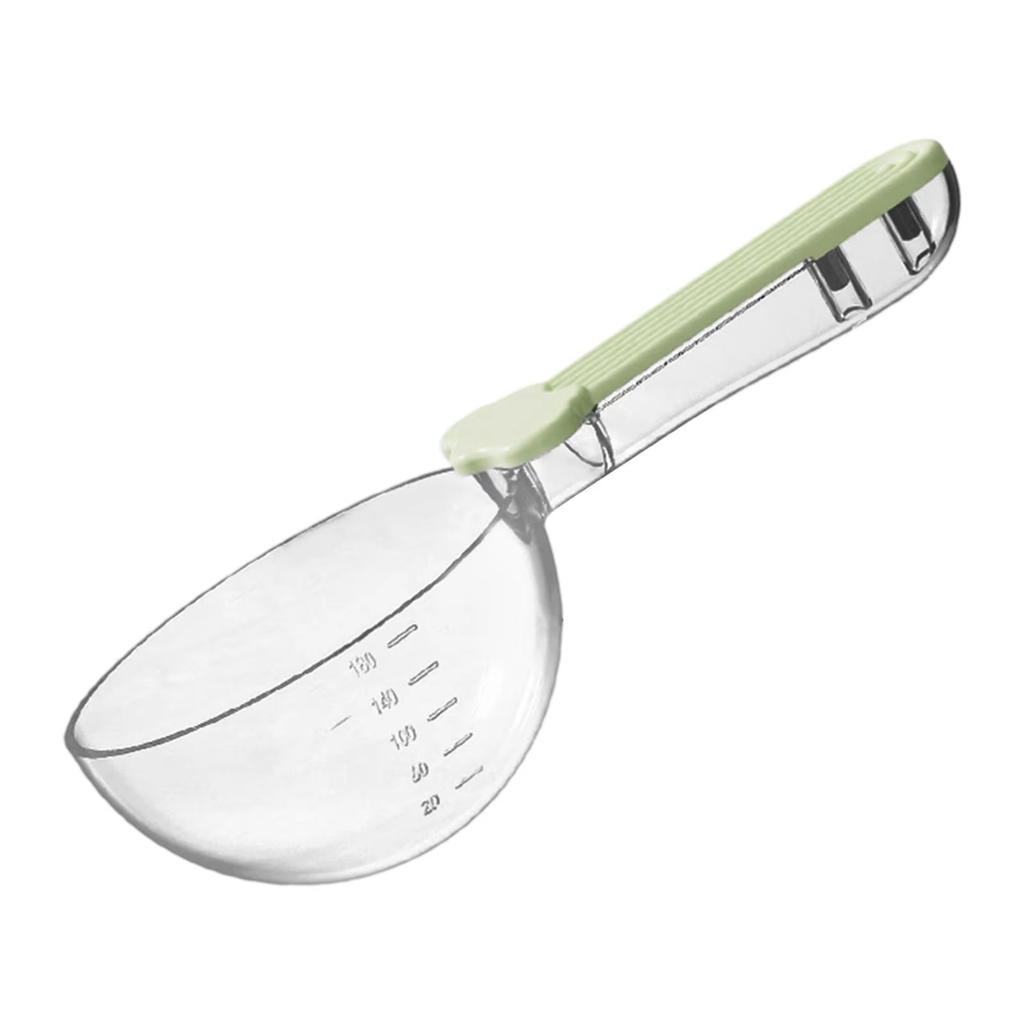 Large Pet Food Scoop with Measurement Scale and Clip Multi Functional Dog Food Scoop Cat Food Scoop Visible Rice Scoop with Handle