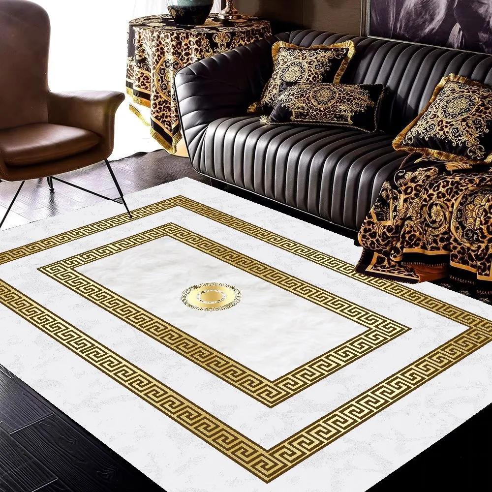 Teppiche mit goldener Marmorstruktur für Heim-, Wohnzimmerdekoration, Schlafzimmer, Ankleidezimmerteppich, rutschfest, großflächiger Teppich, Sofabodenmatte
